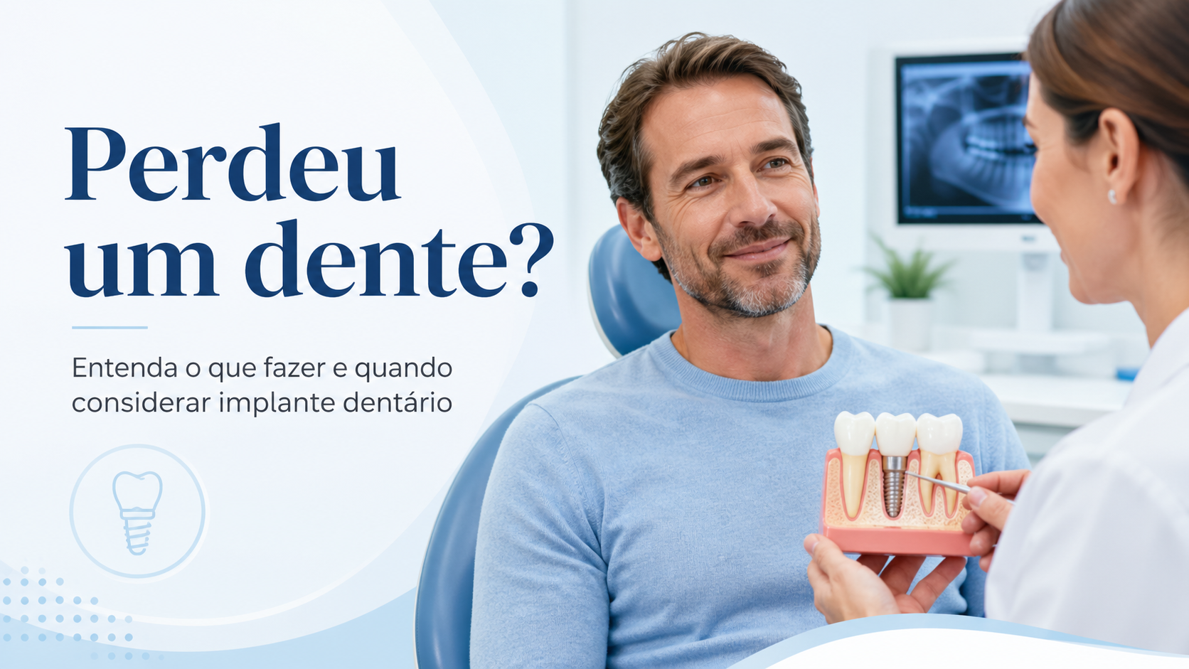 Perdeu um dente Entenda o que fazer e quando considerar implante dentário